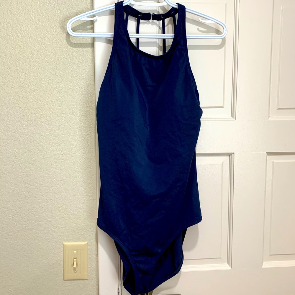 Blue one piece swimsuit by Jantzen | 12